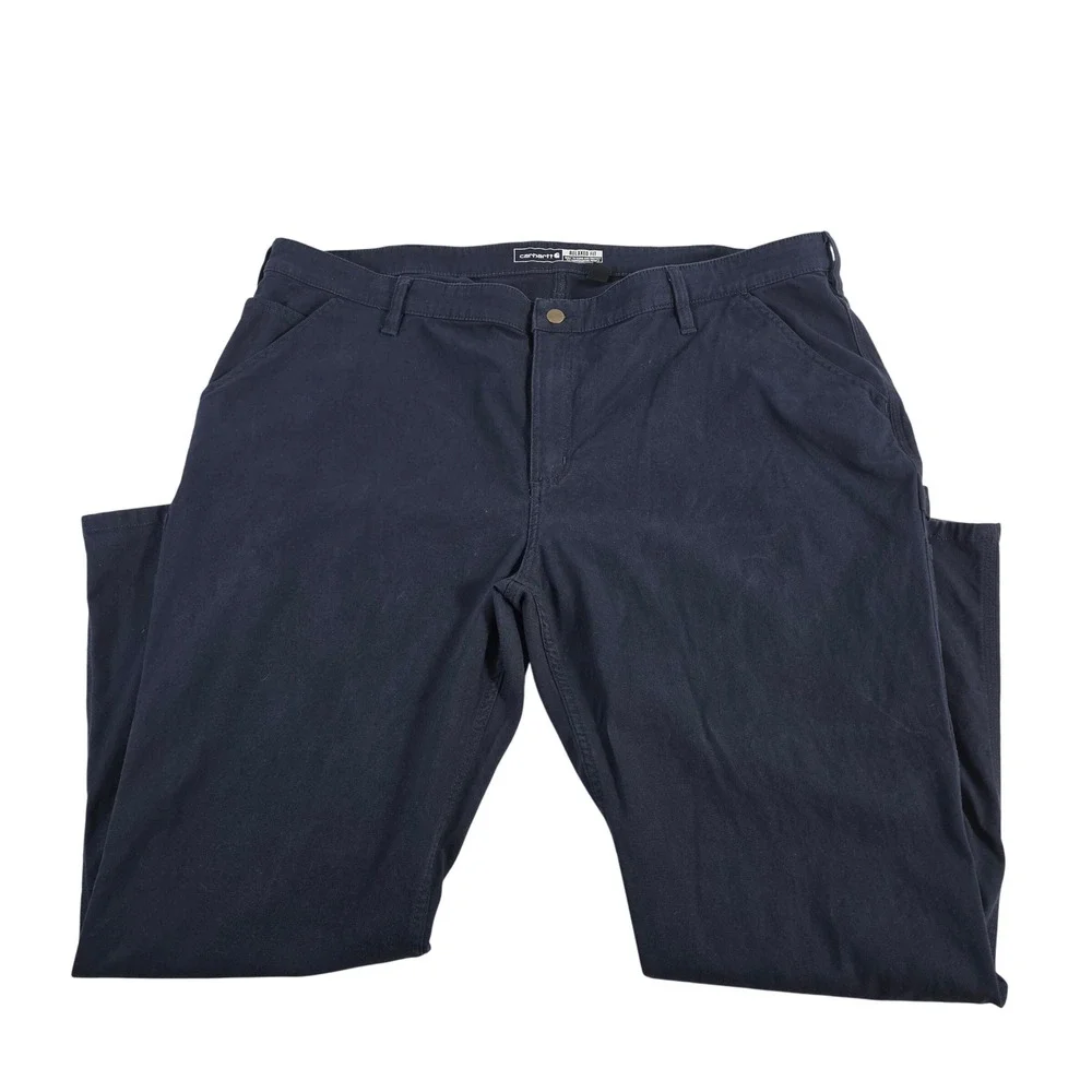 Carhartt BN5113W Relaxed‎ Fit Canvas Work Pants Women Size 22 Reg Navy Blue